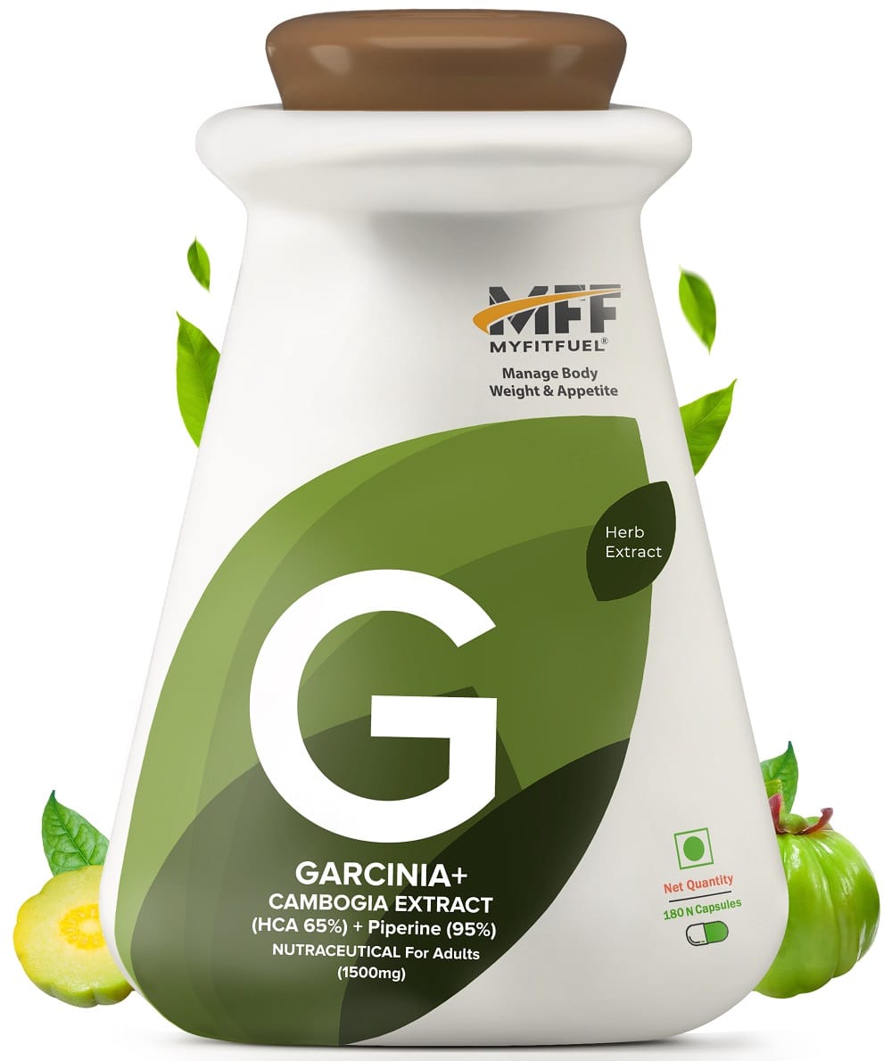 

MyFitFuel Garcinia Cambogia Extract (HCA 65%) with Piperine 95%, (1500mg), 180 Capsules