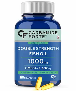 Carbamide Forte Double Strength Fish Oil 1000mg with Omega 3 600mg
