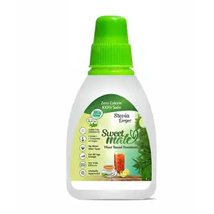 Sweetmate Stevia Drops - 200 Drops Per Pack - Plant Based Sweetener - Zero Calorie - Diabetic Friendly - Sugar Free Liquid For Hot & Cold Beverages & Food Preparetion