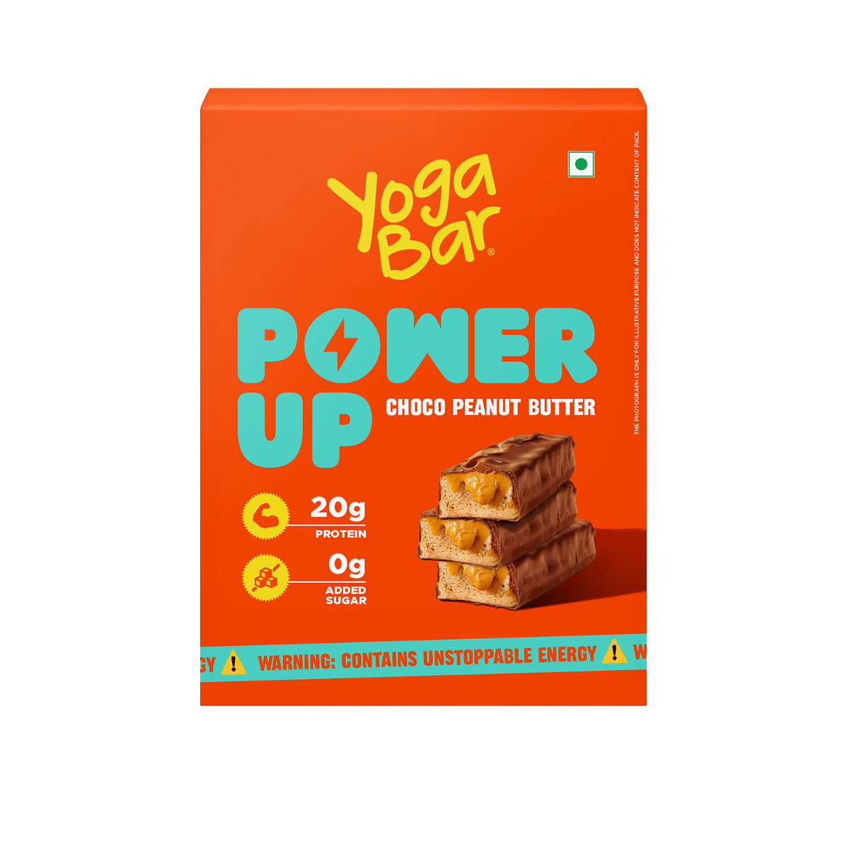 

Yogabar Power Up 20g Protein Bar (5 Bars, Choco Peanut Butter, No Added Sugar) | Least Net Carbs | Zero Added Sugar Protein Bars | High Protein Ble...