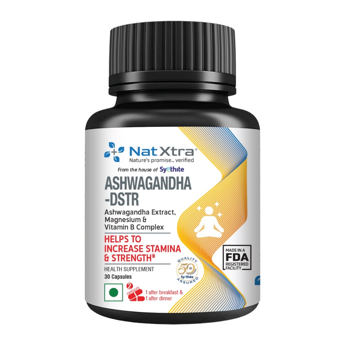 

Natxtra Ashwagandha DSTR | Strength, Stress Relief & Mental Wellbeing Support | Ashwagandha-Powered Formula to Improve Energy, Reduce Stress & Enha...