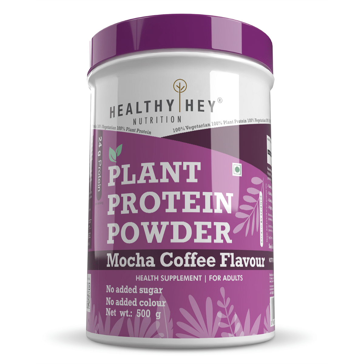

HealthyHey Nutrition Plant Based Vegan Protein Powder- 500 gram - Mocha coffee