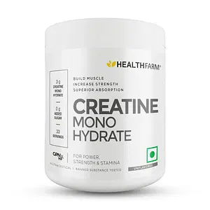 Healthfarm Creatine Monohydrate Powder - 3g of Micronized Creatine Powder per Serving