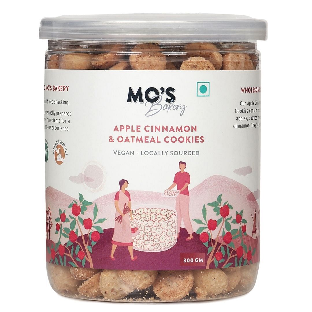 

Mo's Bakery Apple Cinnamon & Oatmeal Cookies - 300g