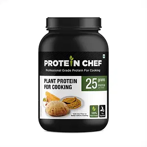 Protein Chef Pro - Plant Protein for Cooking | Professional Grade Cookable Protein | 25g Unflavoured Vegan Plant Protein | Complete Amino Acids For Athletes and Bodybuilders | Easily Digestible