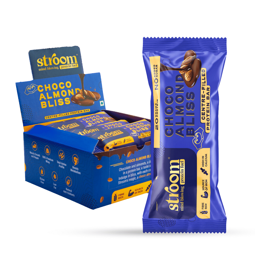 

STROOM-Choco Almond Bliss 20G Protein Bars (20g x 9)