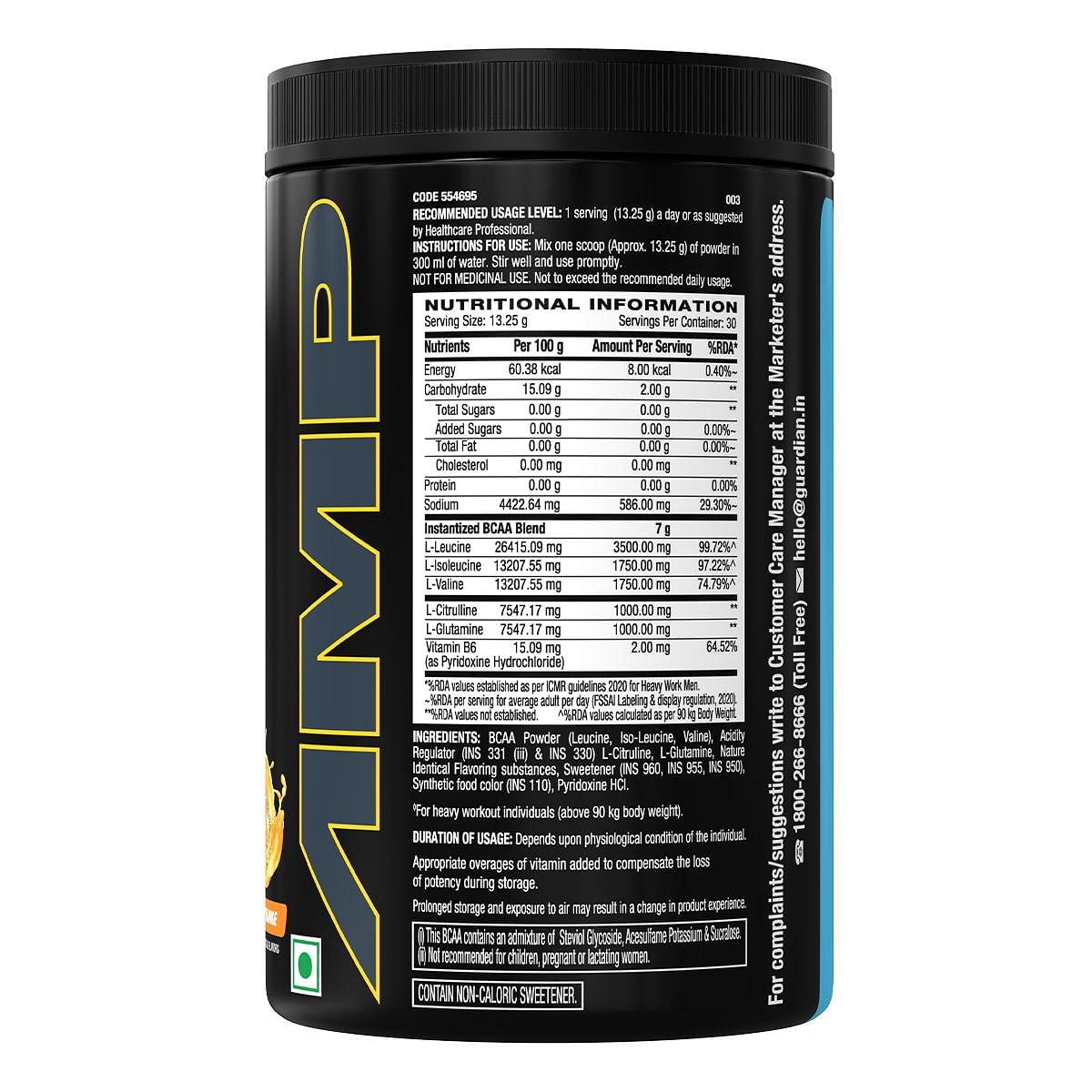 

GNC AMP Gold Series BCAA Advanced | Fastest Muscle Recovery | Maximized Workout Performance | Formulated In USA | 7g BCAA | 1g L-Glutamine | 1g L-C...