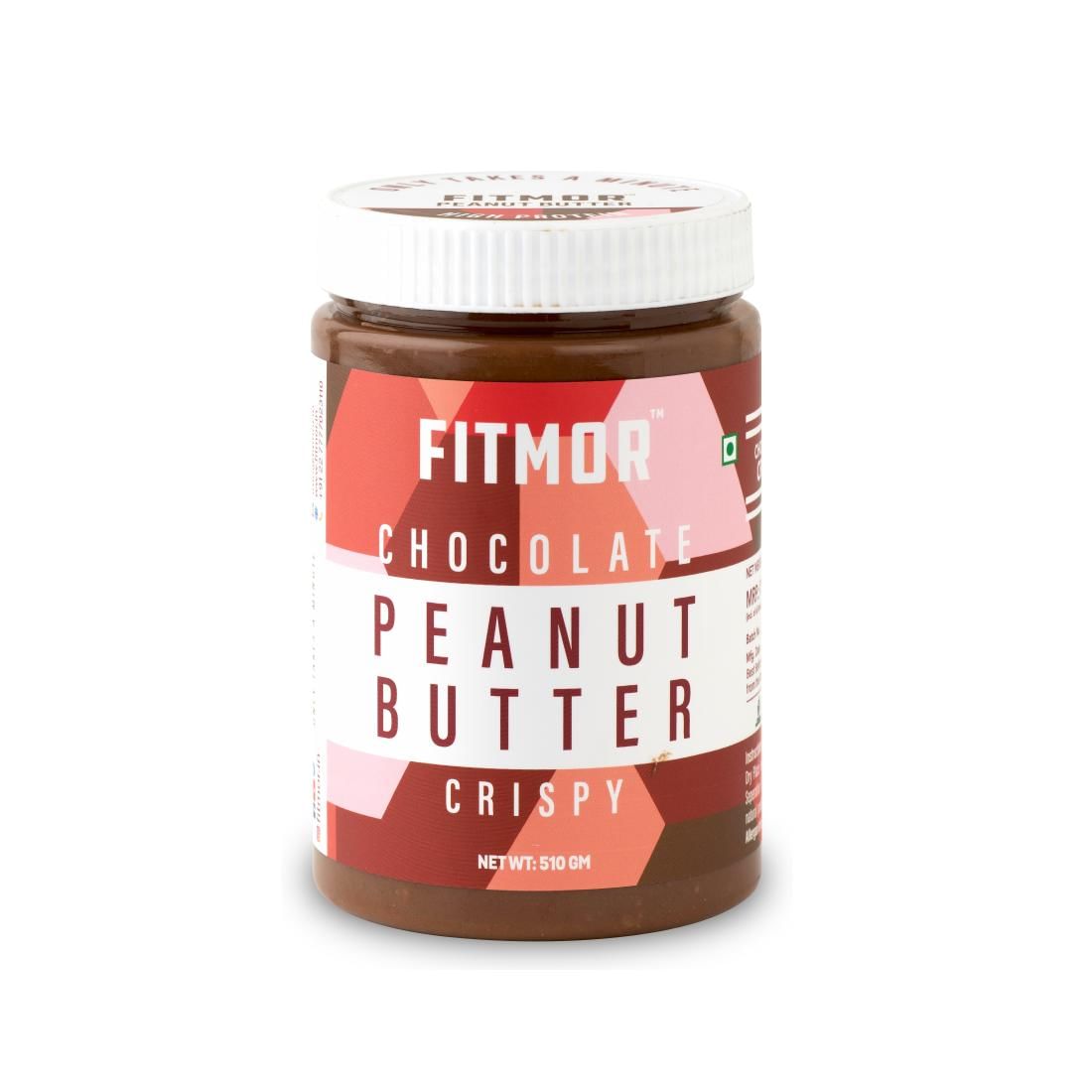 

FITMOR Peanut Butter CHOCOLATE CRISPY - 510gm | Healthy | High Protein | No Preservatives | Vegan | Premium Peanuts and Rich Chocolate