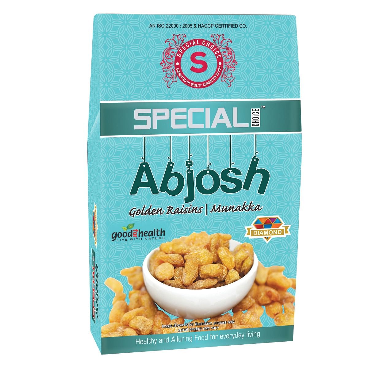 

Special Choice Abjosh (Munakka/ Golden Raisins) Diamond 250g x 1