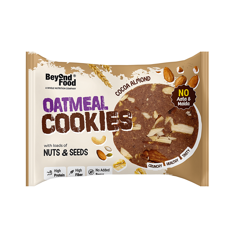 

Beyond Food Oatmeal Cookies - Cocoa Almond (Pack of 12)