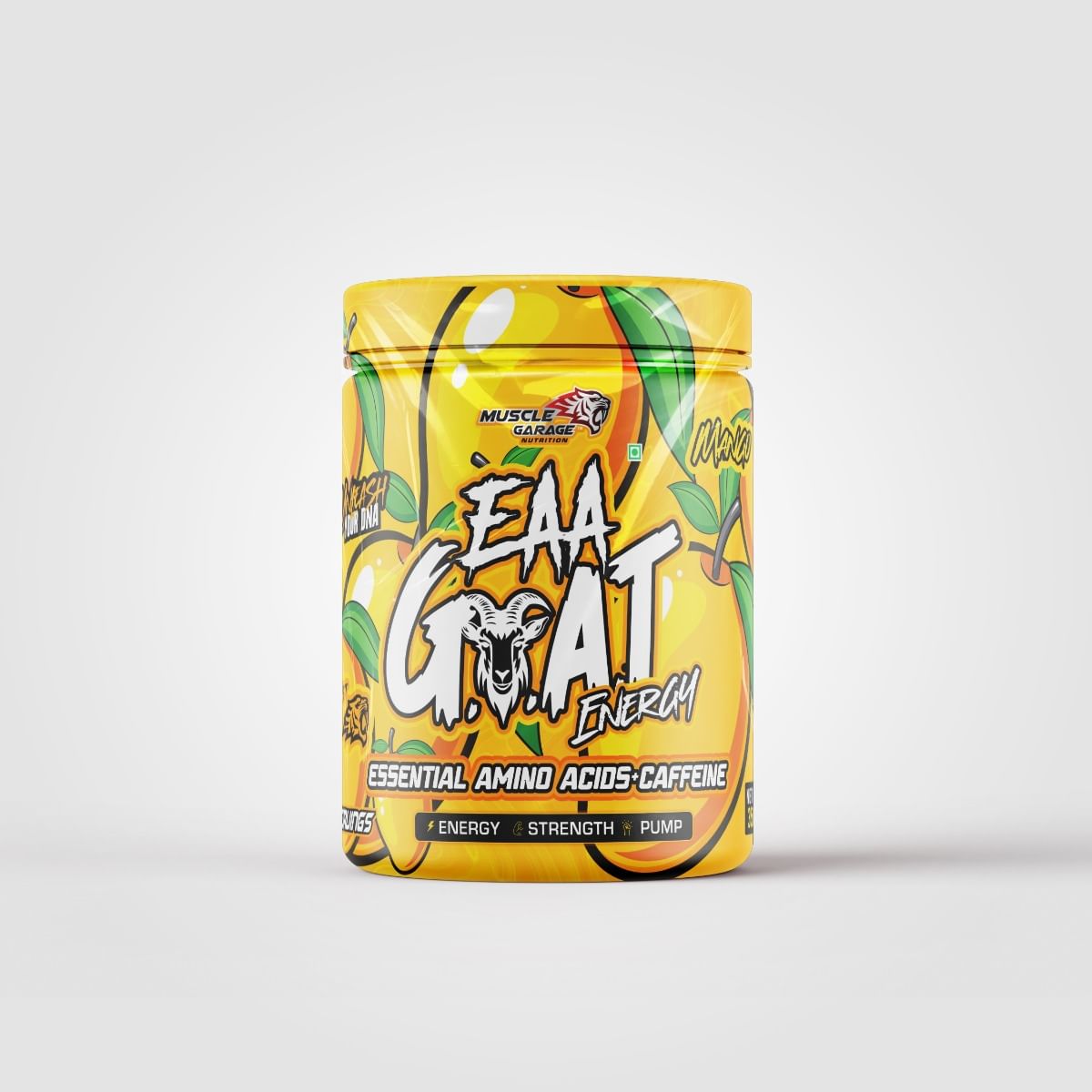 

Muscle Garage Goat EAA with Amino Acid for Energy and Strength | 30 servings | Mango