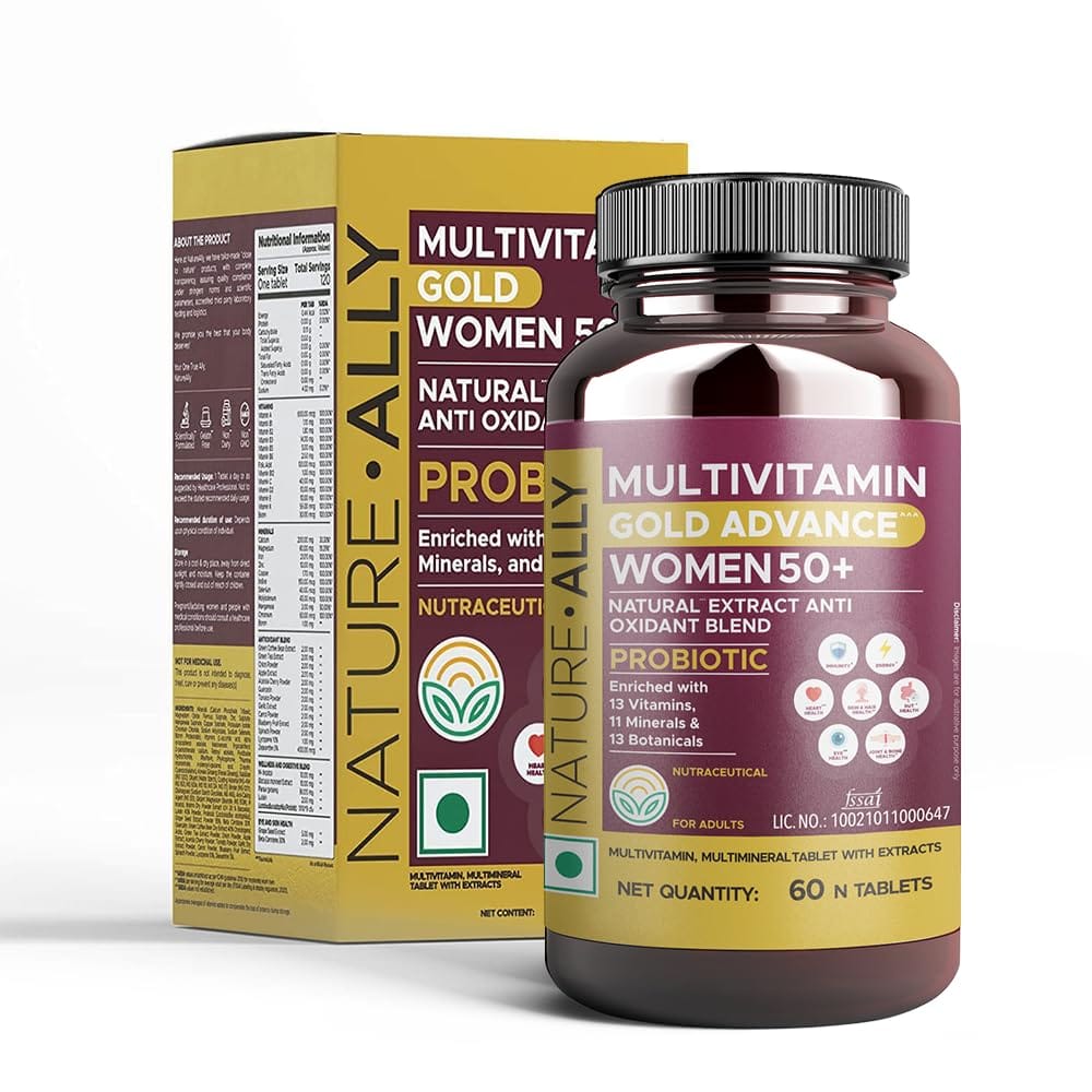 Nature Ally Multivitamin for Senior Women with Calcium, Vitamin D3 & 44
