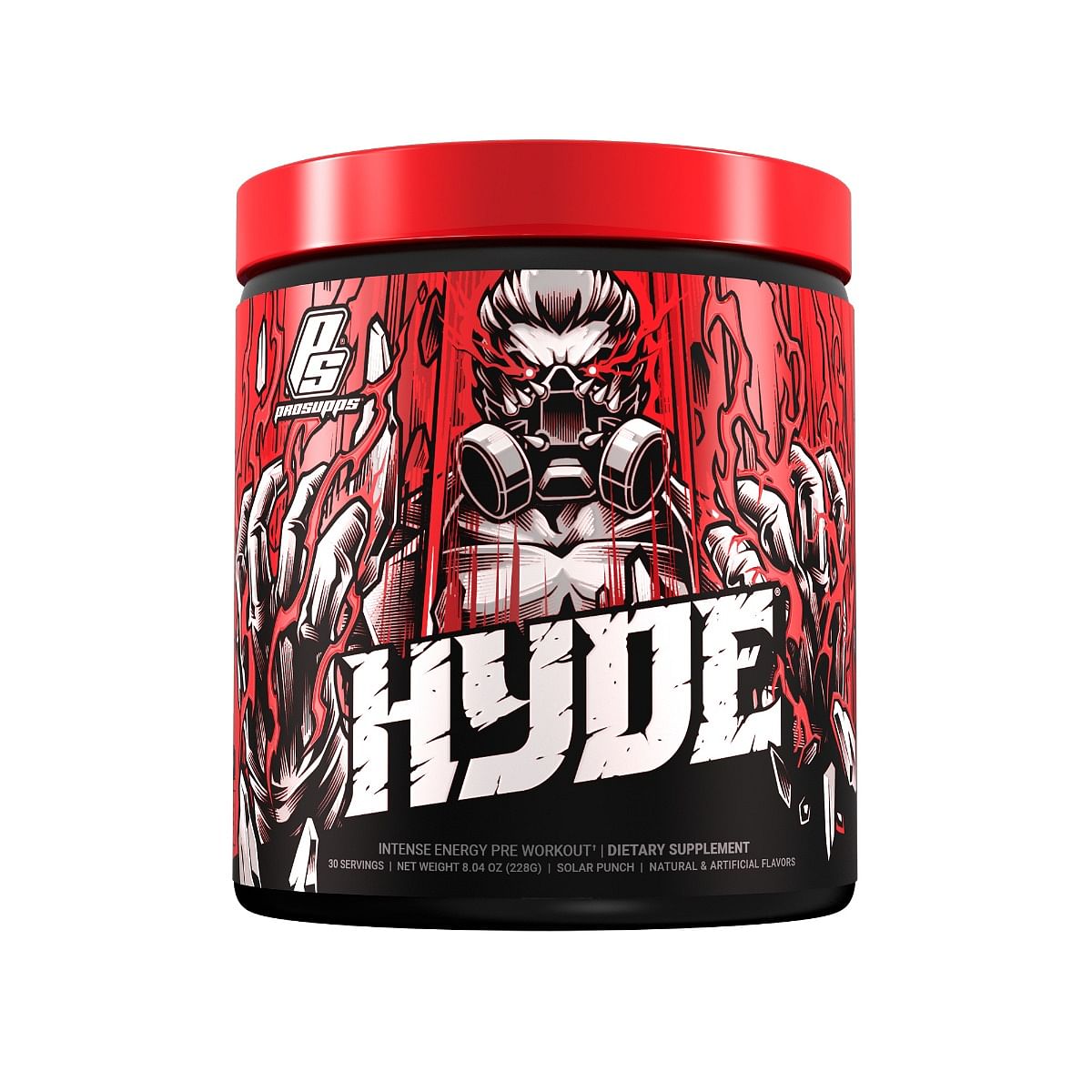 

Prosupps HYDE OG Premium Intense Energy Pre - Workout [30 Servings, Solar Punch]