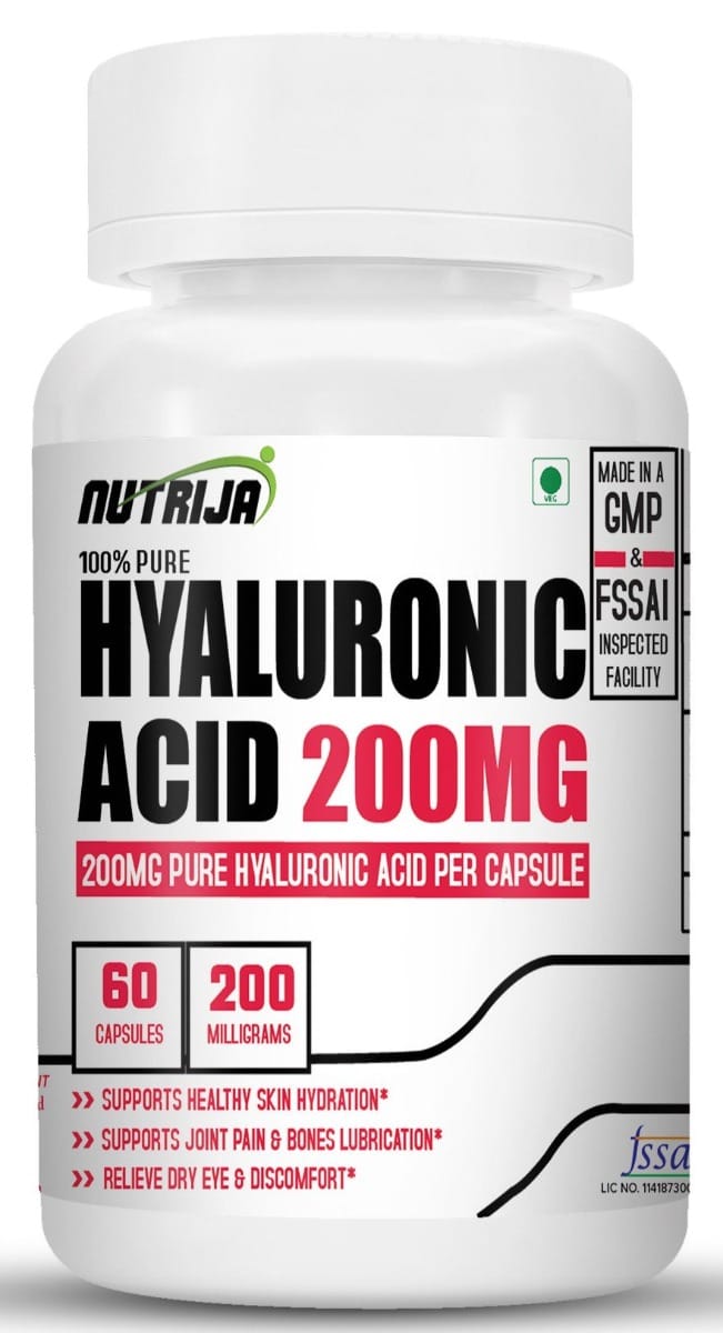 NutriJa Hyaluronic Acid 200mg Double strength | Promotes healthy Skin-picture-48