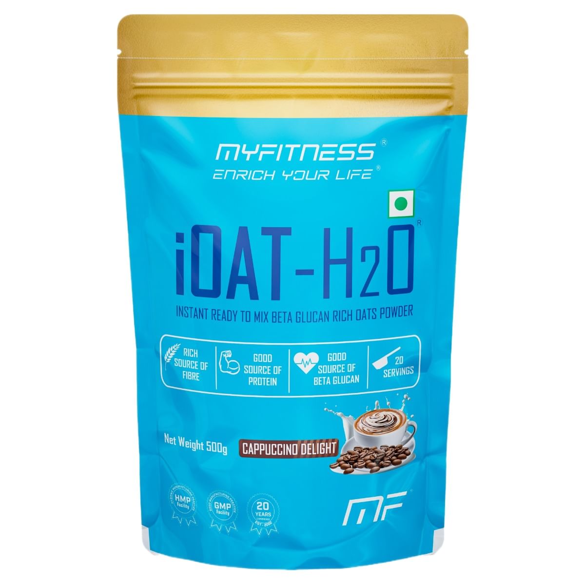 

MYFITNESS ® iOAT-H2O 20 Servings Cappuccino Delight