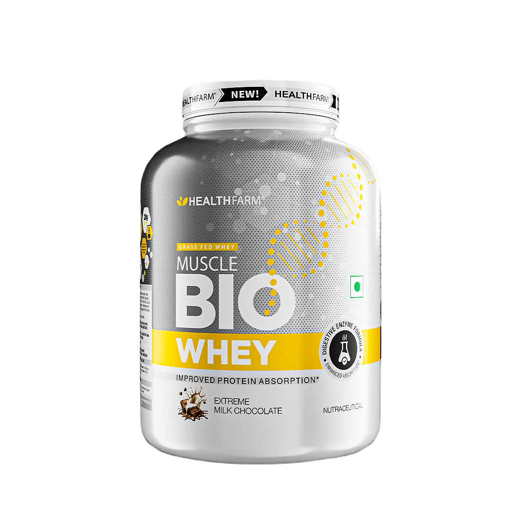 

Healthfarm Muscle Bio Whey | Grass Fed Protein | Improved Protein Absorption - Extreme Milk Chocolate (2kg)