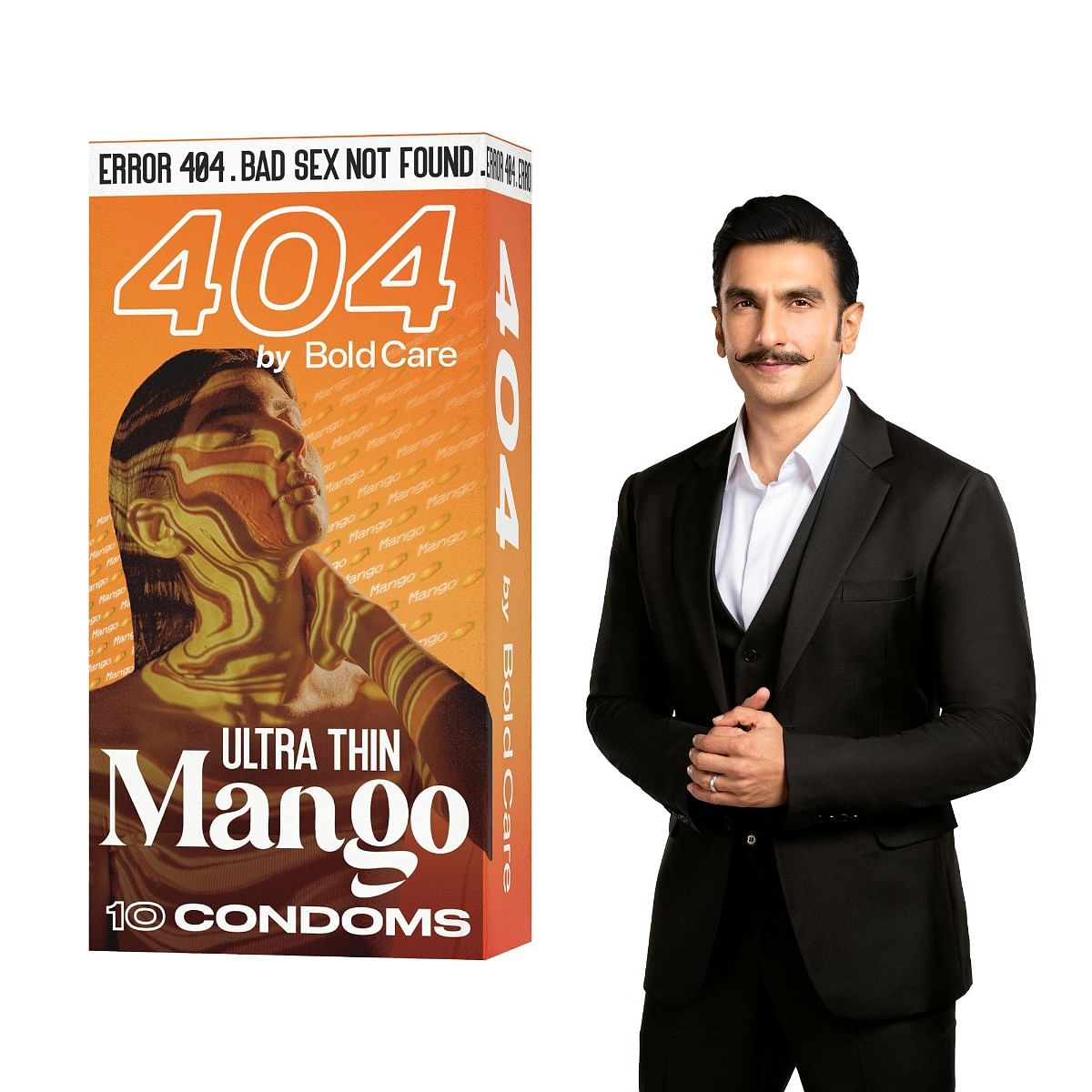 

Bold Care 404 Super Ultra Thin Mango Flavored Condoms For Men - 10 Count (Pack of 1)