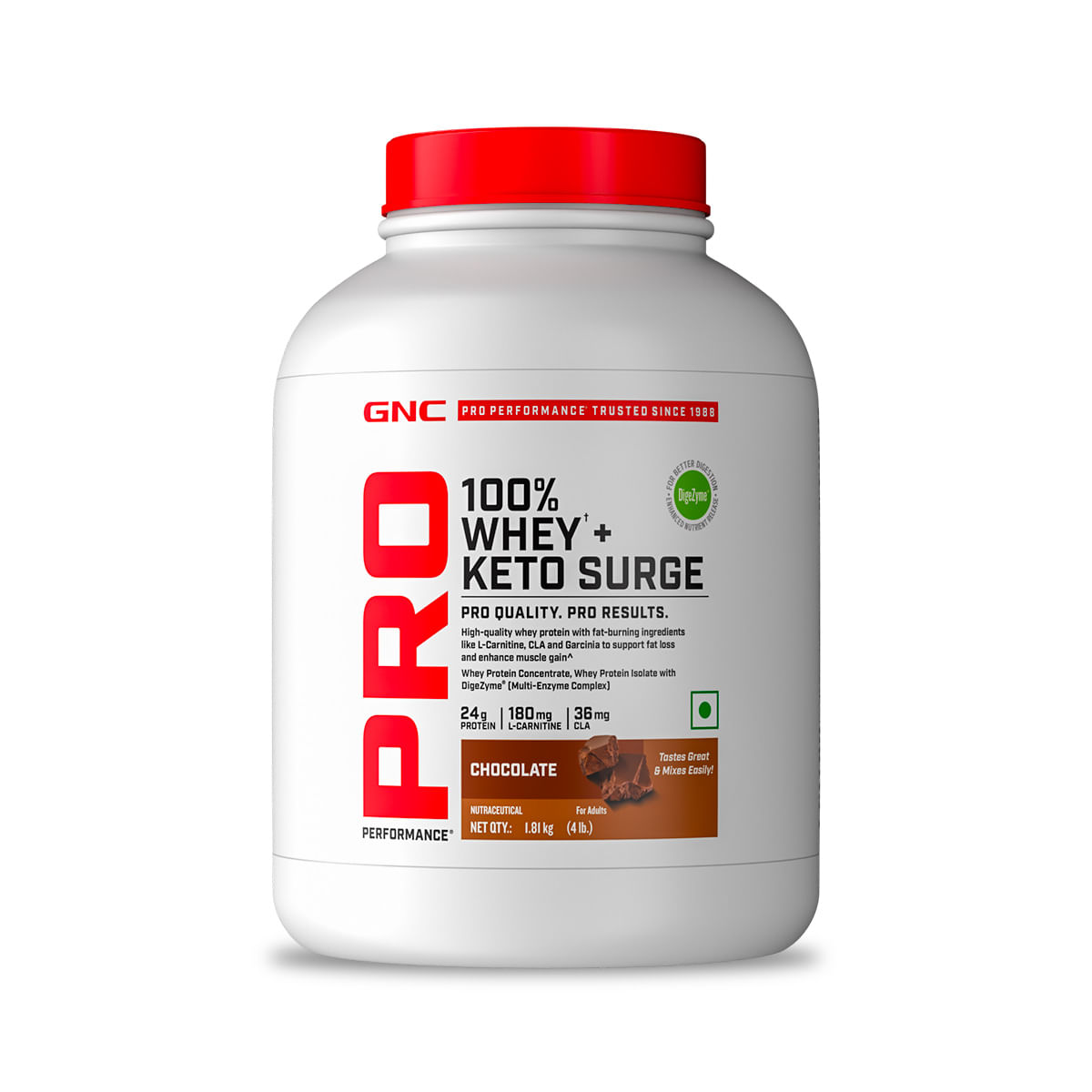 

GNC PP 100% Whey Keto Surge Chocolate 4lb