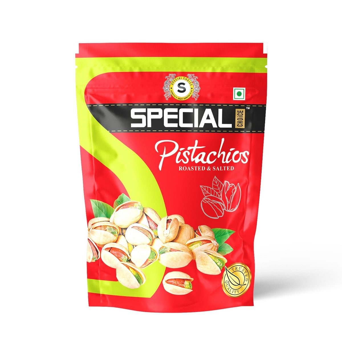 

Special Choice Pistachio Roasted And Salted Iranian Pouch 250g x 4