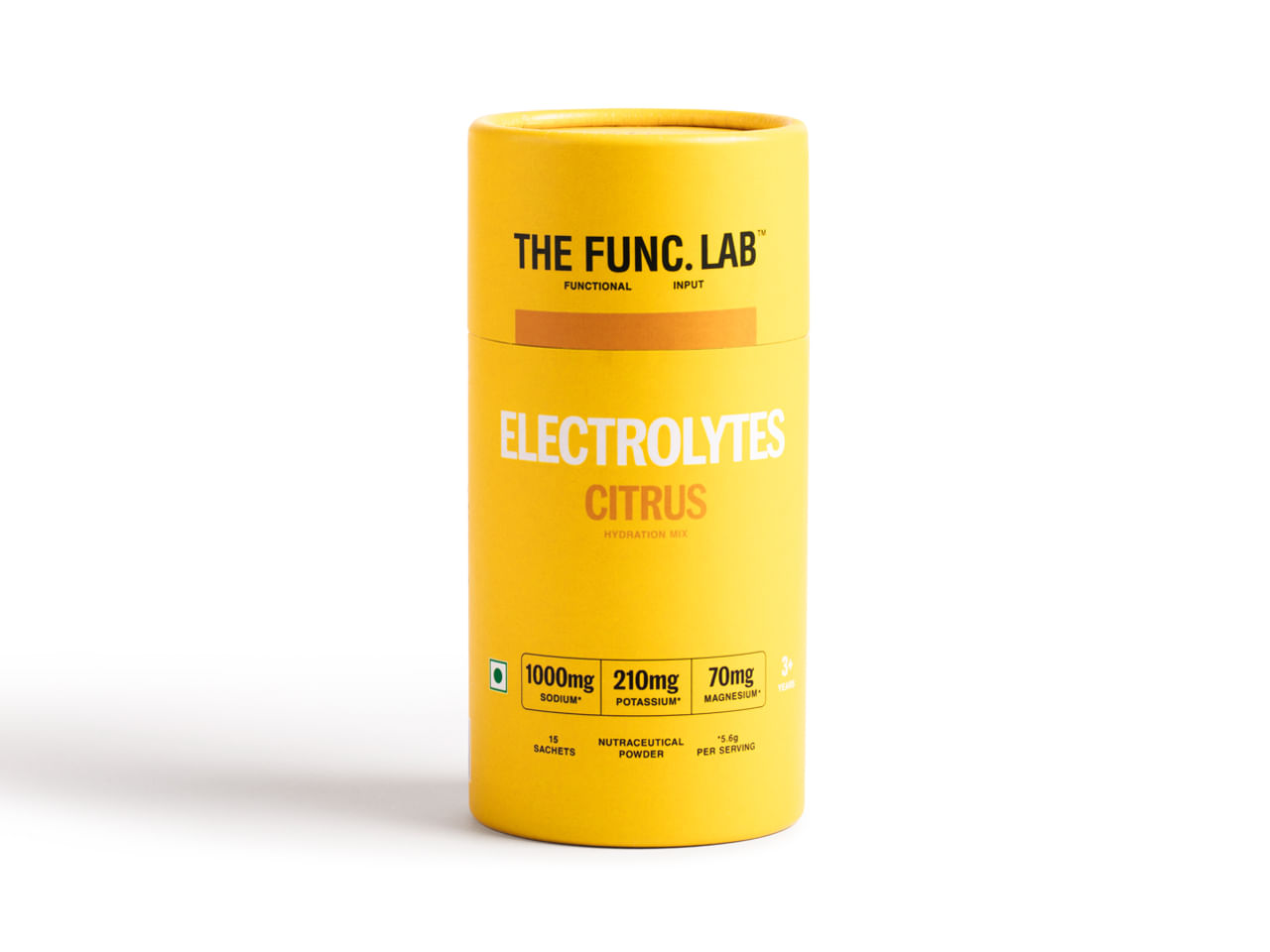 

The Func. Lab Daily Electrolytes - Citrus | 15 Sachets | Instant Hydration Powder with Sodium, Potassium, Magnesium | Sugar-Free, No Preservatives ...