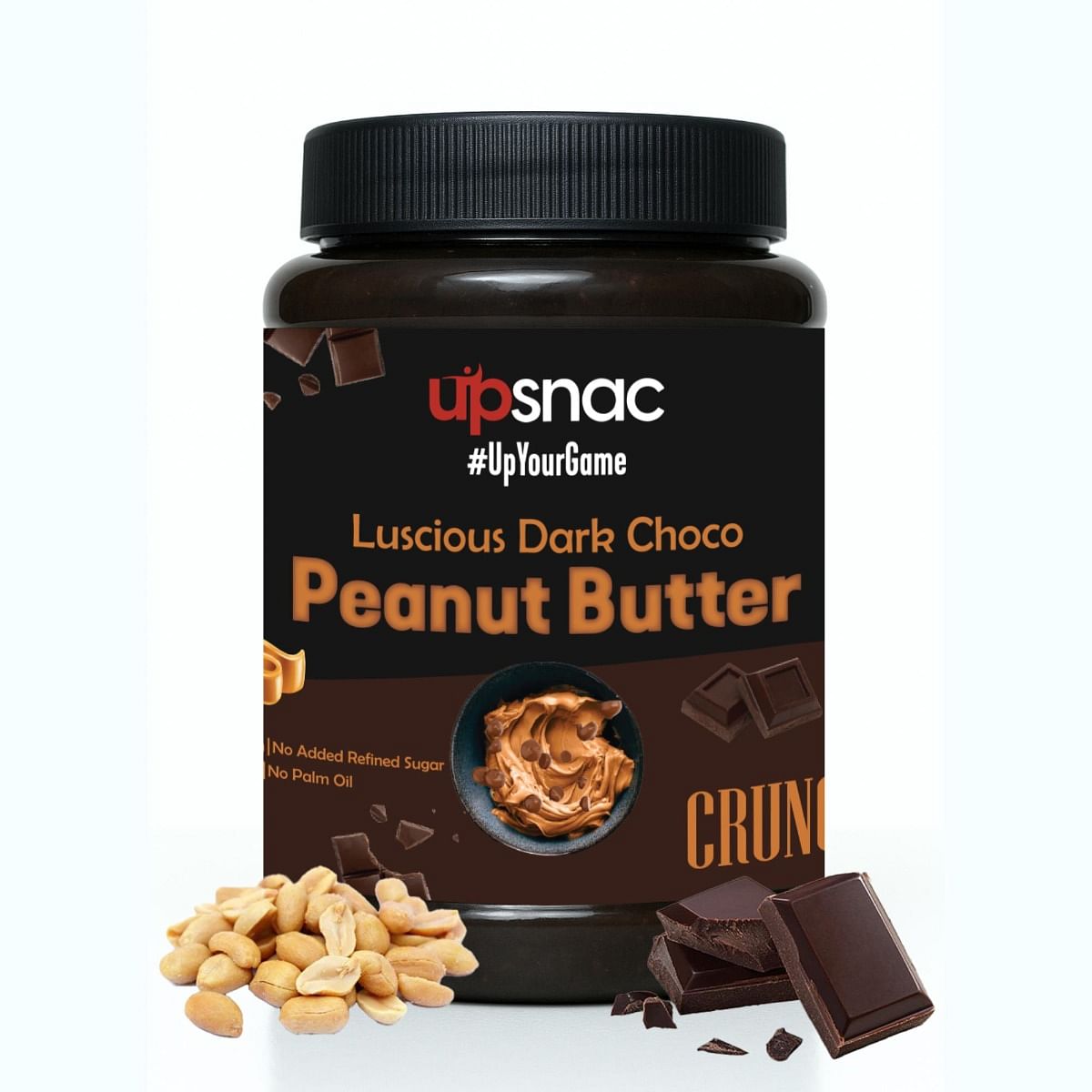 

Upsnac Luscious Dark Choco Peanut Butter (Crunchy) 900g