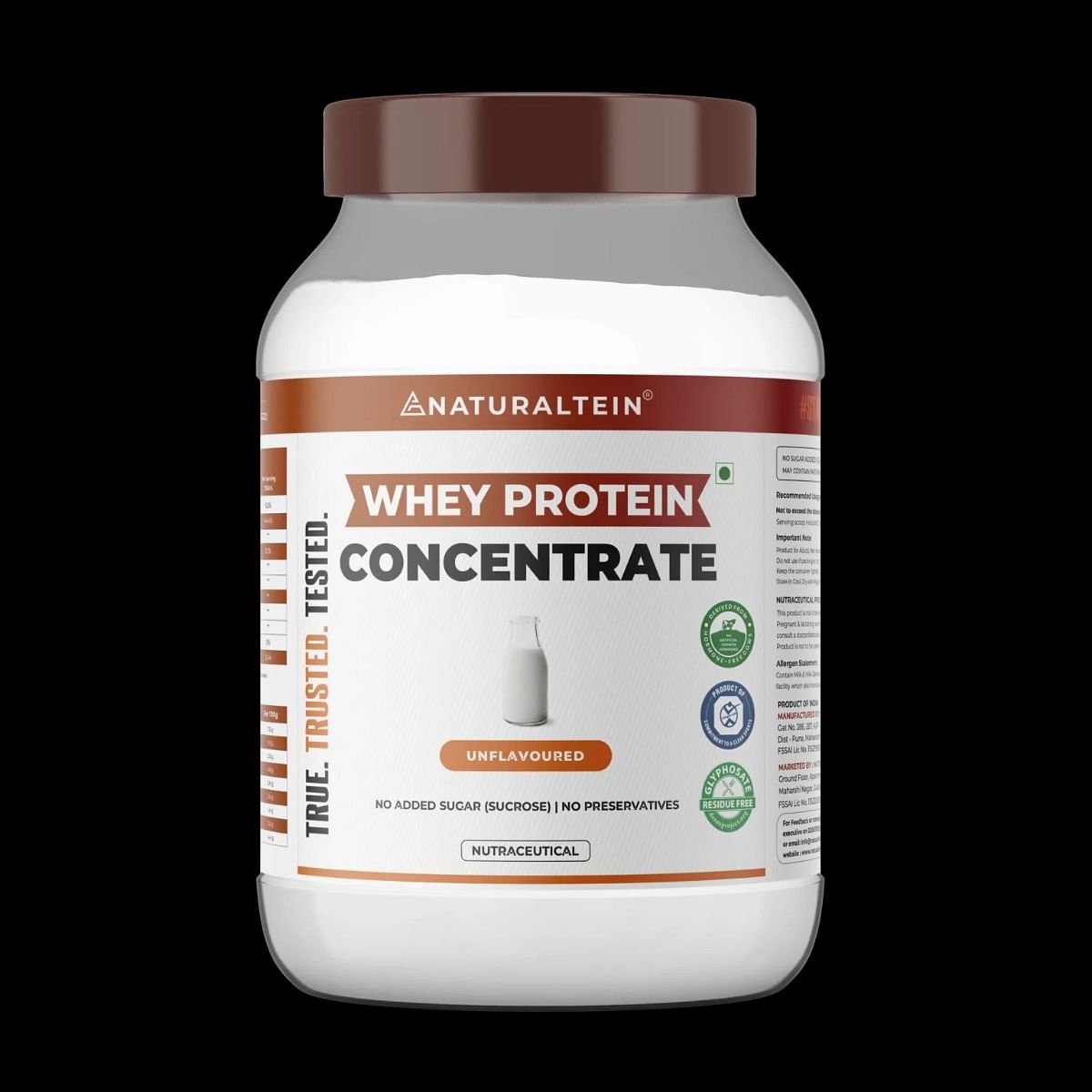 

NATURALTEIN Whey Protein Concentrate Unflavoured - 1 kg