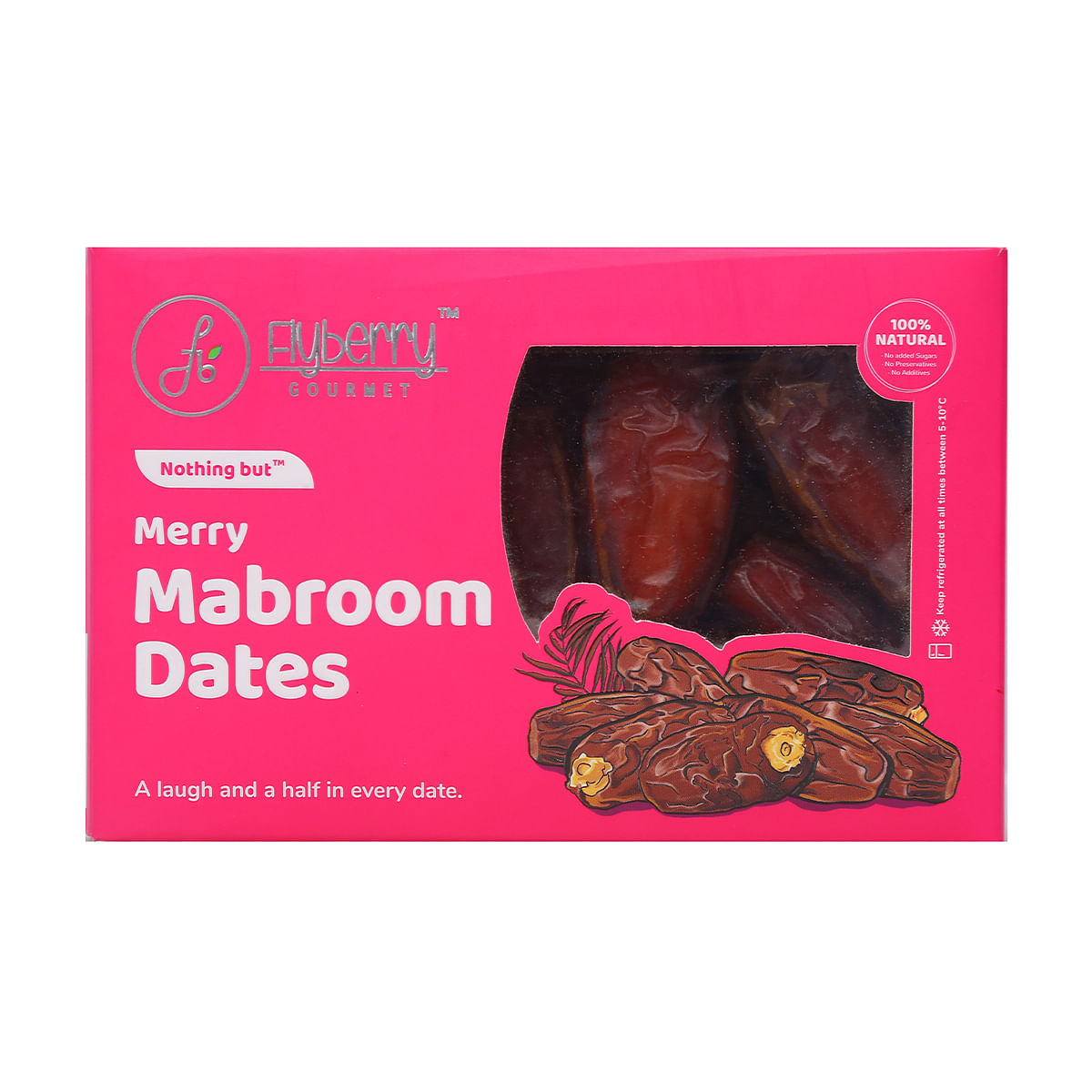 

Flyberry Gourmet Mabroom Dates (Khajoor/Khajur), 400g | 100% Natural | Rich in Calcium, Iron and Potassium | Instant Energy