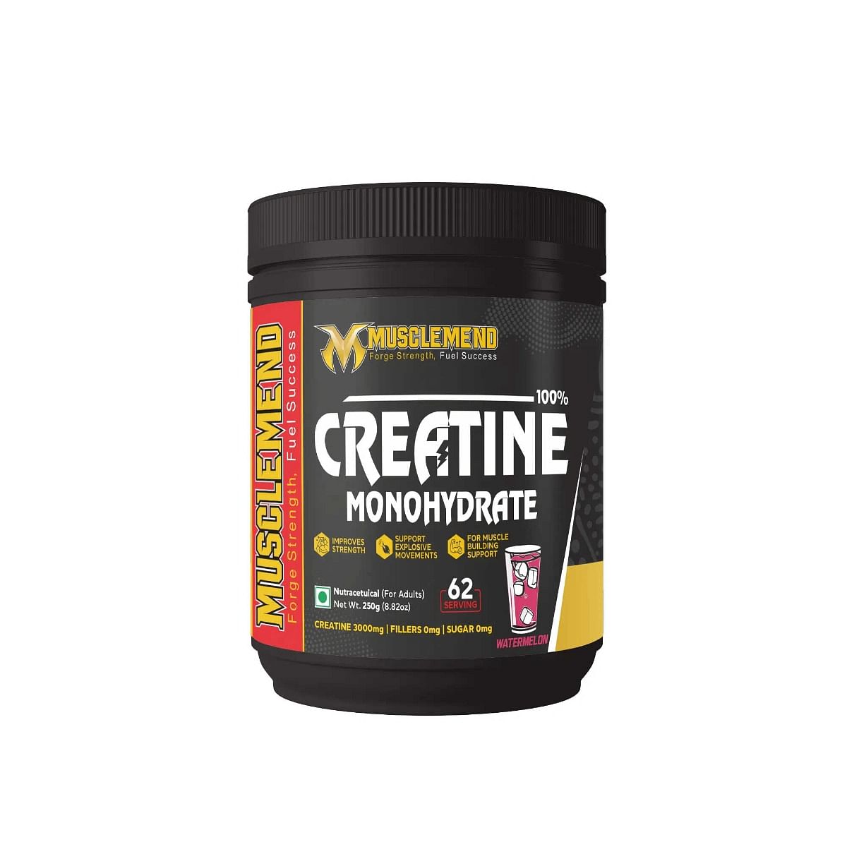 

MUSCLEMEND 100% Creatine Monohydrate Powder (Watermelon) 250g