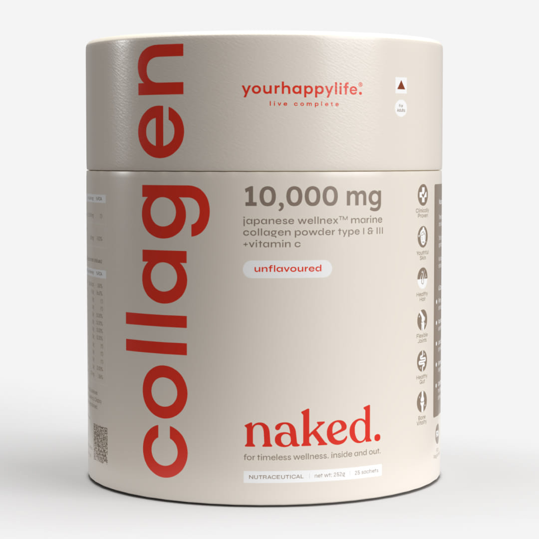 Yourhappylife - Collagen Naked | Unflavored Marine Collagen Peptides with Vitamin C for Skin, Joints, Hair & Nails | Hydrolyzed for Fast Absorption | 10,000mg Collagen + 80mg Vitamin C-image-12