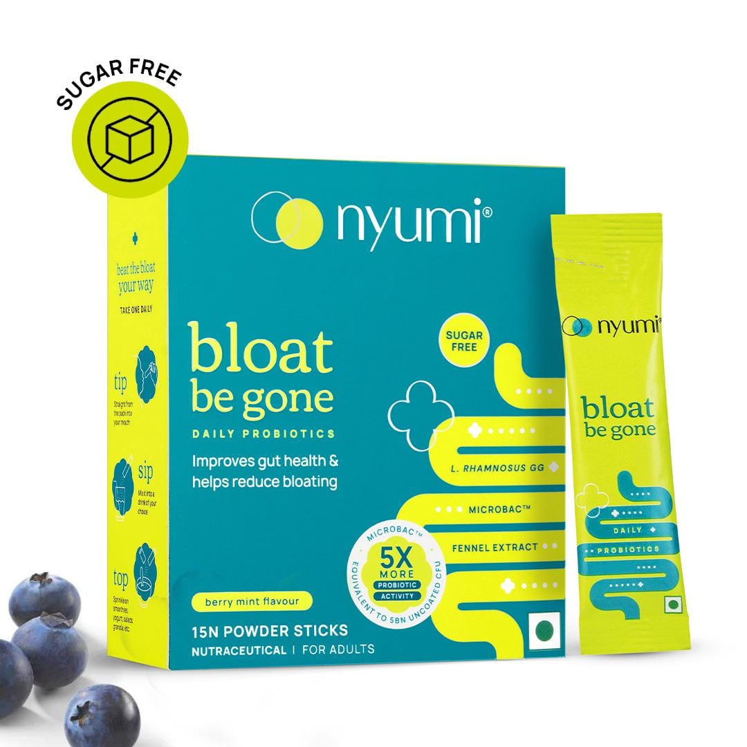 Nyumi Bloat Be Gone Probiotic Stick | Gut Health, Immunity, & Bloating Relief | 5 Billion CFU, 4 Unique Strains | Sugar-Free, Gluten-Free, Vegan-image-46