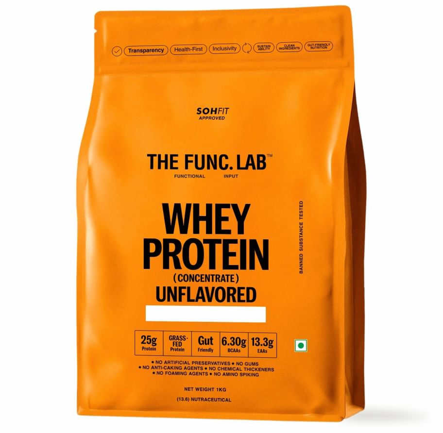 

The Func Lab Whey Protein Concentrate – Unflavoured | 1 kg