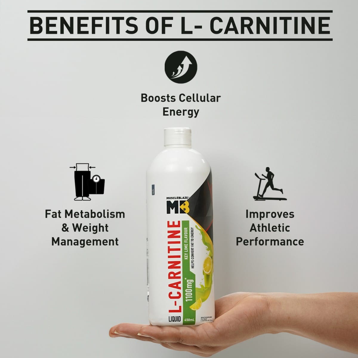 MuscleBlaze Liquid L-Carnitine 1100mg