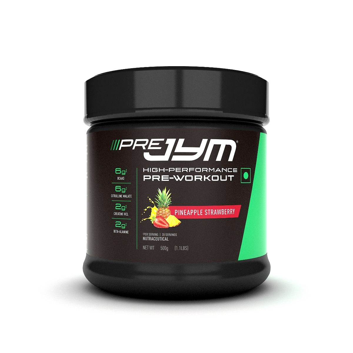 

JYM Pre JYM 20 Servings - Pineapple Strawberry - 500g