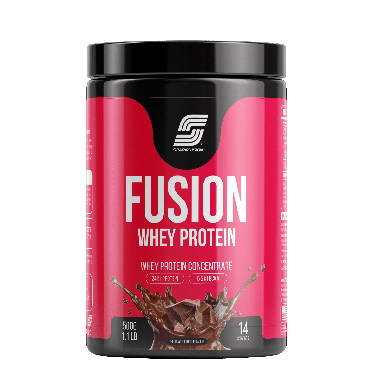 

Sparkfusion Fusion Whey Protein Concentrate Powder|24g Protein,5.5g BCAA per Serving|For Muscle Recovery Workout Drink,Lean Muscle Growth | For Men...