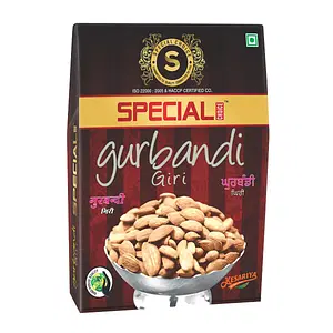 Special Choice Gurbandi Giri (Almond Kernels) Kesariya Vacuum Pack