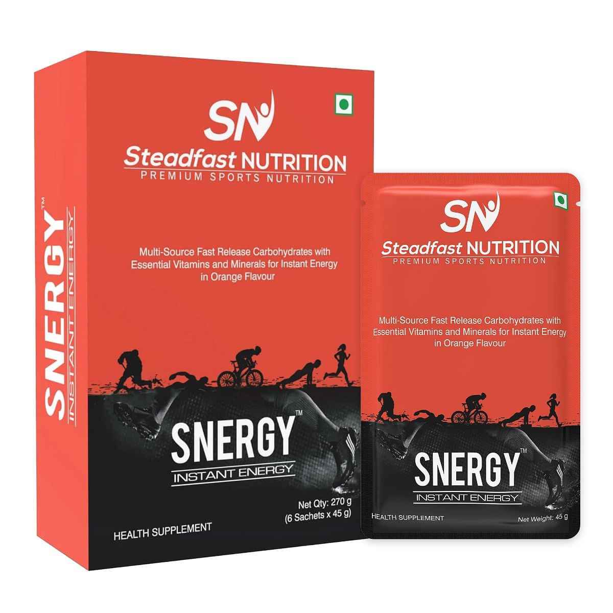 

Steadfast Nutrition Snergy | Instant Energy & Hydration | Essential Vitamins & Minerals | Energy Drink & Pre workout Supplements for Men & Women | ...