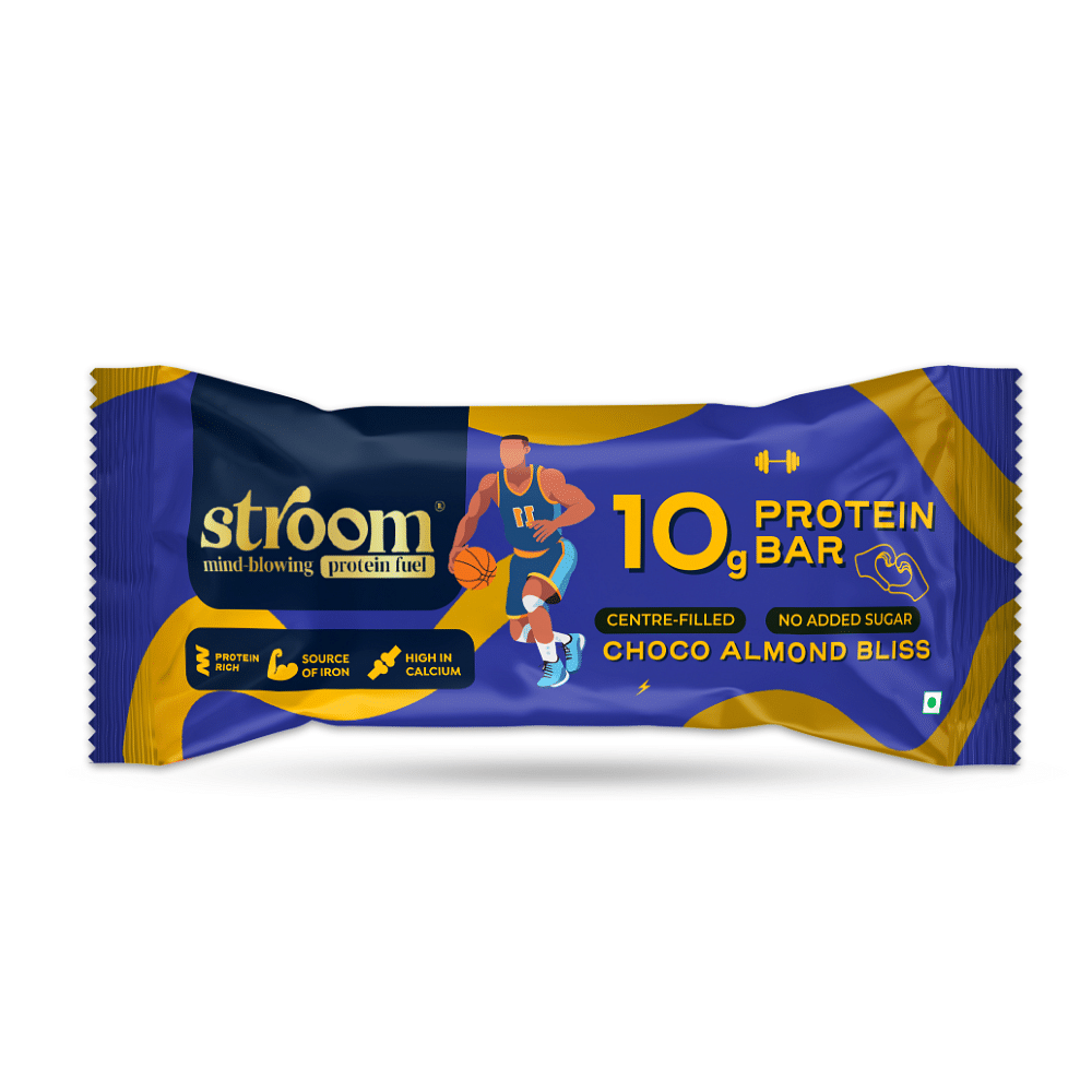 

STROOM-Choco Almond Bliss 10G Protein Bar - Single