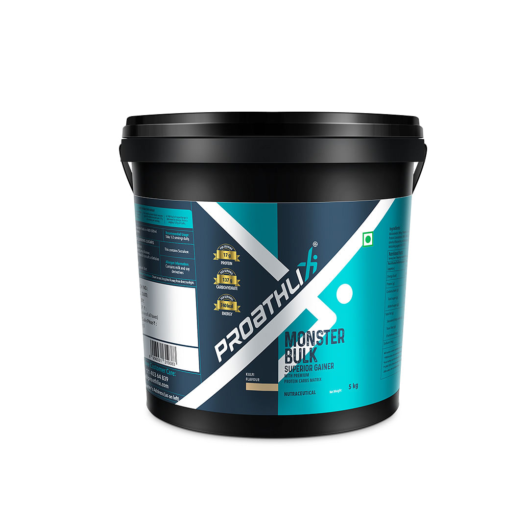 

Proathlix Monster Bulk Gainer (Kulfi) 5 Kg