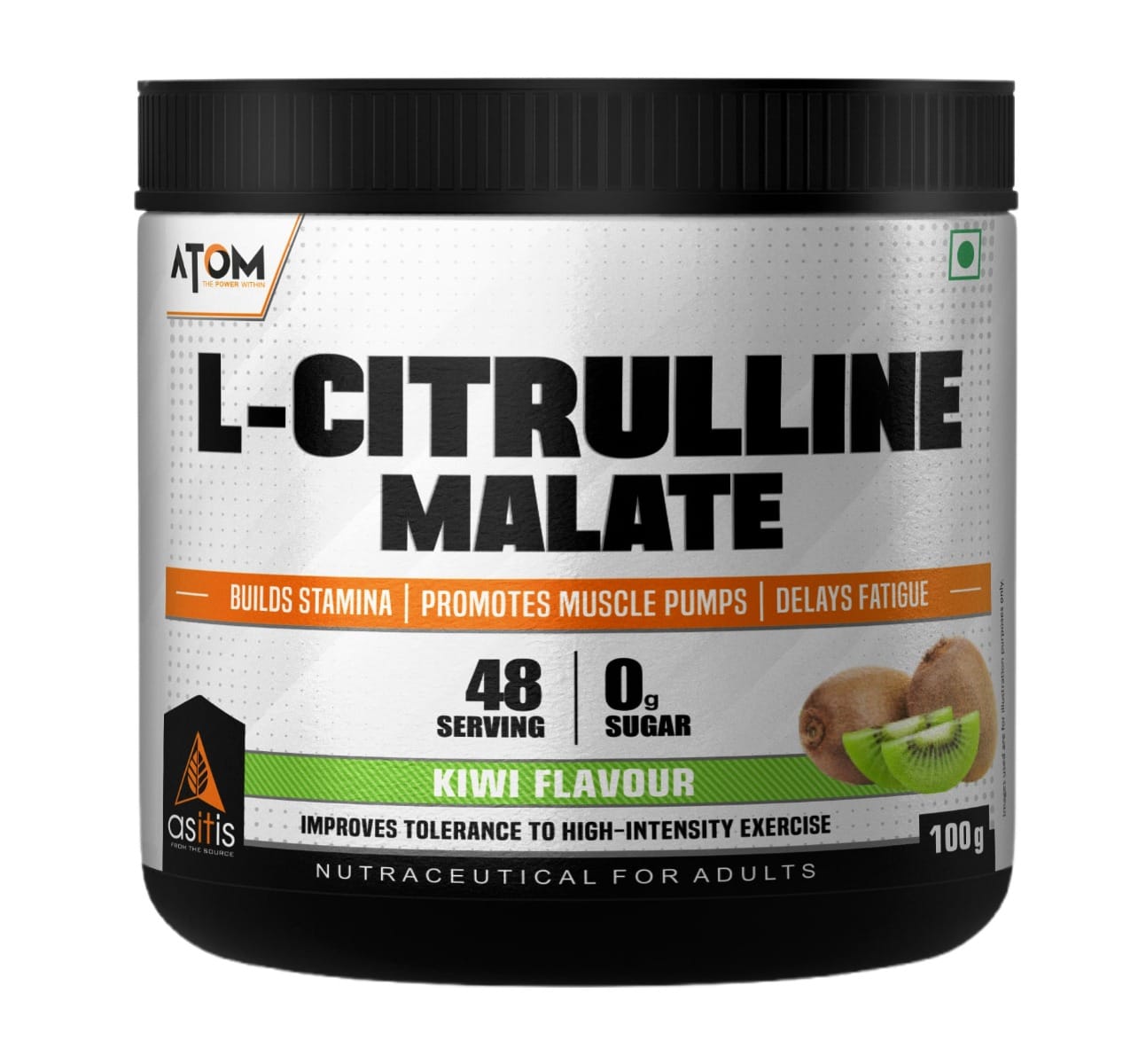 

AS-IT-IS Nutrition ATOM L-Citrulline Malate Powder 2000mg, Boosts Nitric acid & Muscle recovery, Supports Endurance & Muscle Pump, Pre-Workout Supp...