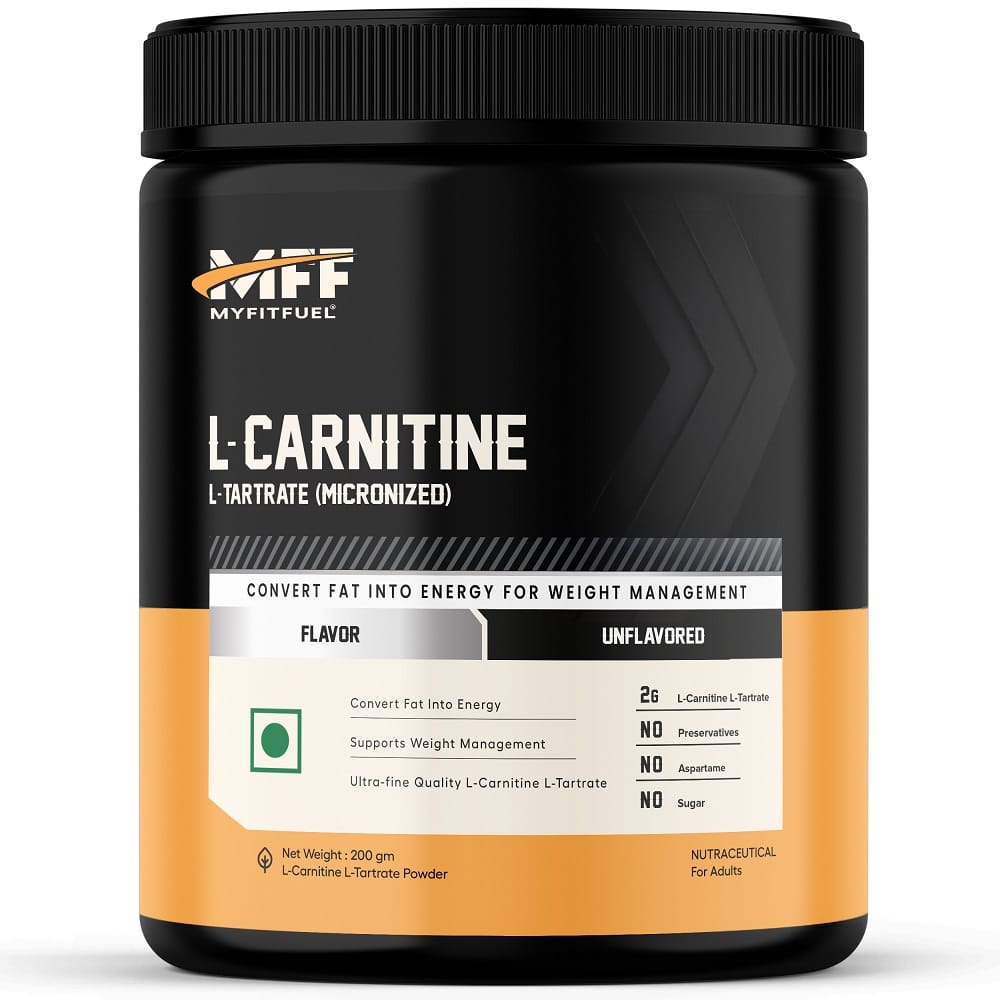 

MyFitFuel L-Carnitine L-Tartrate (0.44 lbs) 200 gm (Unflavored)