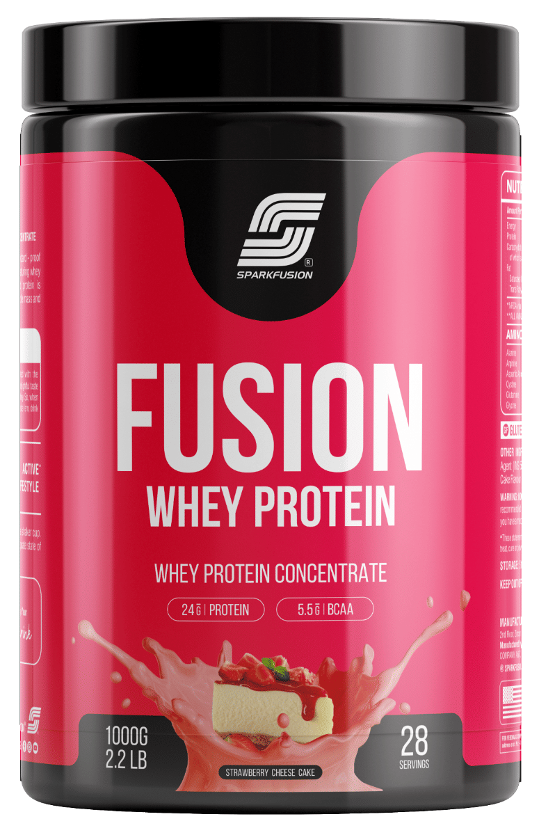 

Sparkfusion Fusion Whey Protein Concentrate Powder | 24g Protein,5.5g BCAA per Serving | For Muscle Recovery Workout Drink,Lean Muscle Growth | For...