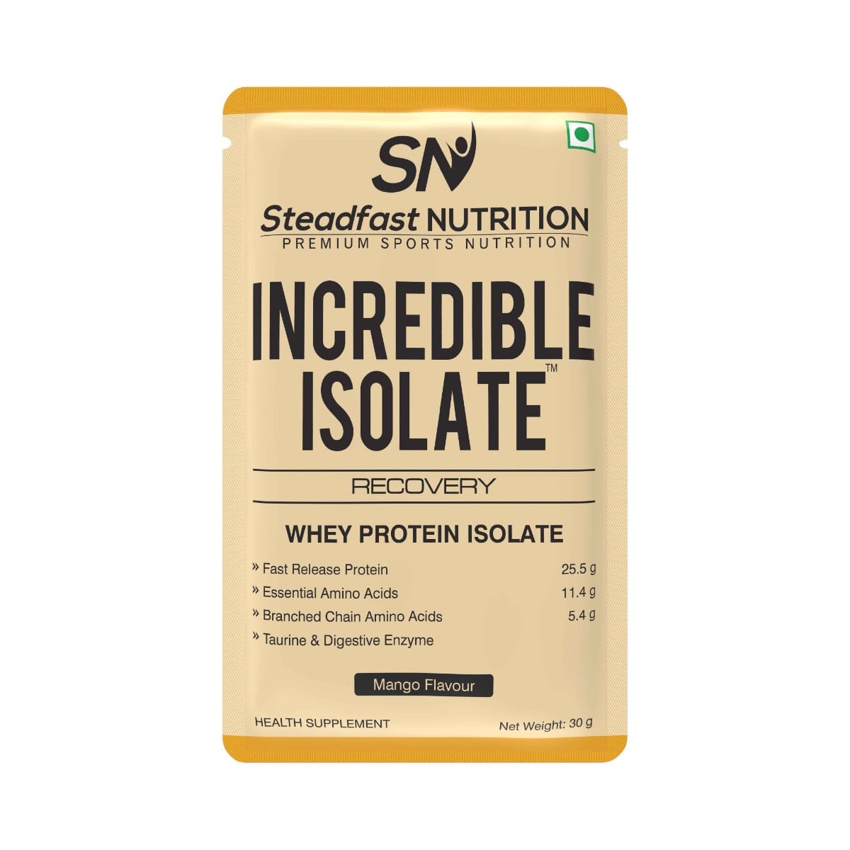 Steadfast Nutrition Incredible Isolate Whey Isolate Protein | 100% Pure Isolate Powder with 25g Protein | Muscle Building & Weight Loss Supplement | Instant muscle recovery (Mango)-image-21