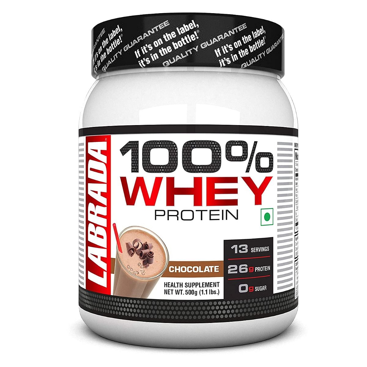 

Labrada 100% Whey Protein - 1.1lbs (500g) Chocolate