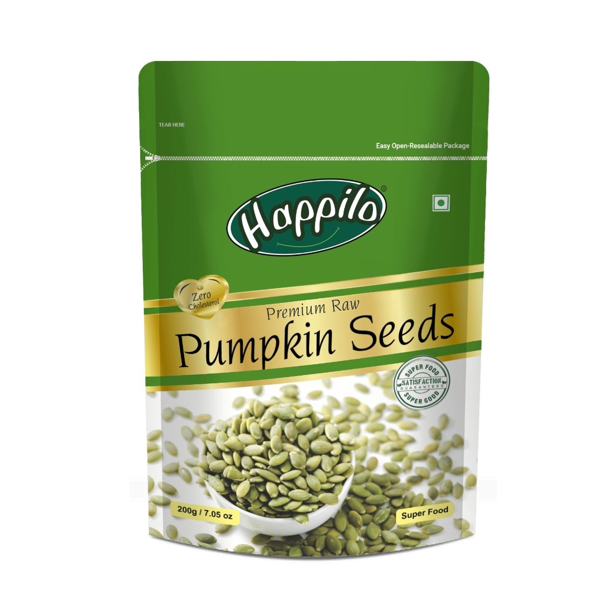 

Happilo Premium Pumpkin Seeds, All Natural 200g (Pack of 1)