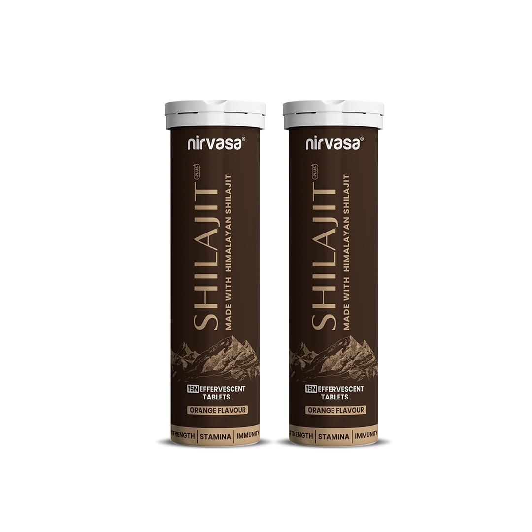 Nirvasa Shilajit Plus Effervescent Tablets