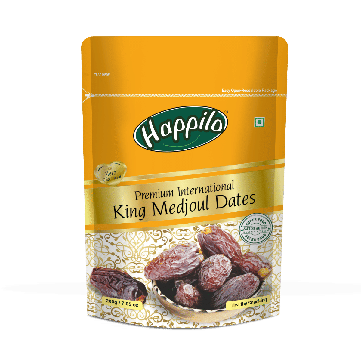 

Happilo Premium International King Medjoul Dates 200g (Pack of 1)