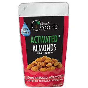 Honestly Organic Activated Almonds - Mildly Salted, Long Soaked & Air Dried to Crunchy Perfection, Easier to digest & more nutrient-dense anytime snack