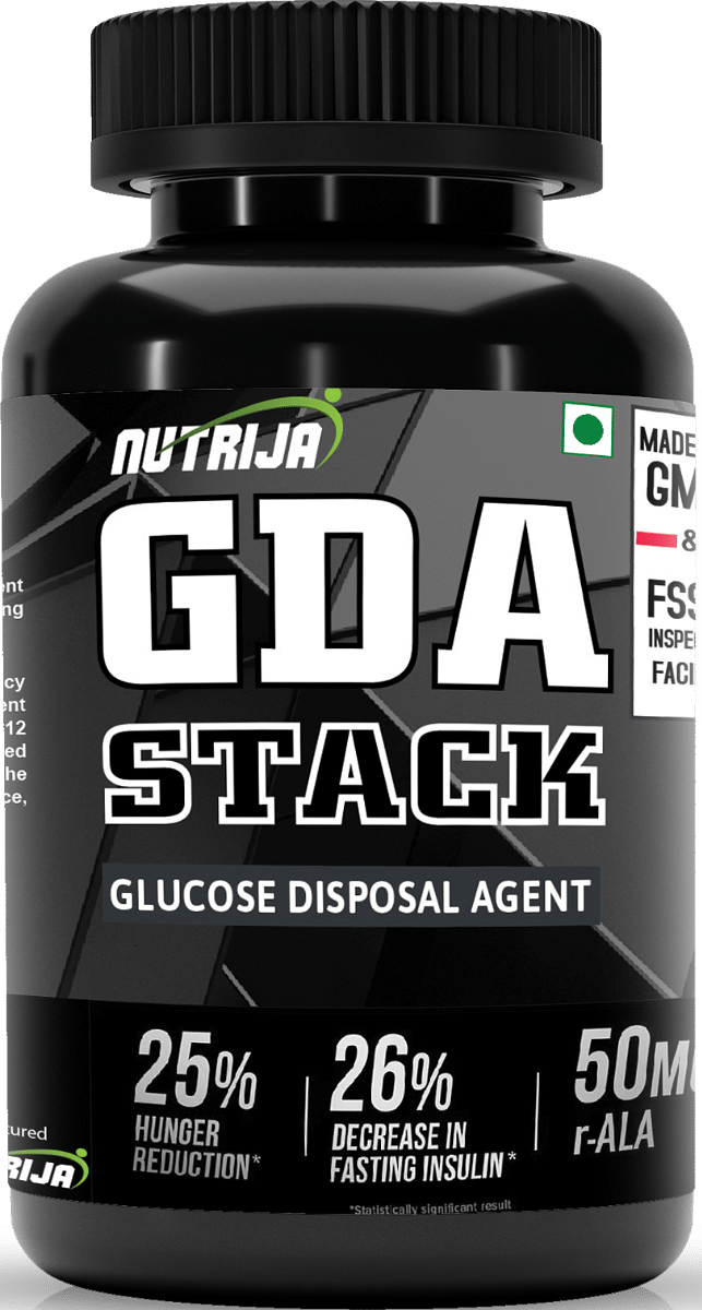 

NutriJa GDA Stack - 180 Capsules (Glucose Disposal Agent) Supplement (Pack of 2)