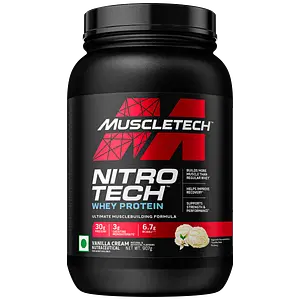 MuscleTech Nitrotech Whey Protein Vanilla Cream