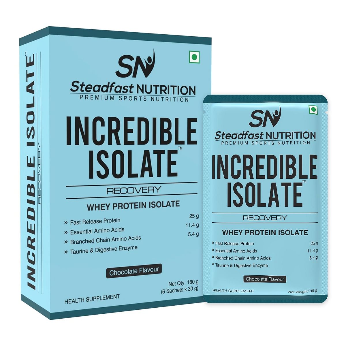 

Steadfast Nutrition Incredible Isolate Whey Isolate Protein |100% Pure Isolate Powder with 25g Protein |Muscle Building & Weight Loss Supplement | ...